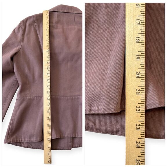 Miu Miu Washed cotton jacket, size 44 Italy, Mauve, Dusty pink - Picture 13 of 14